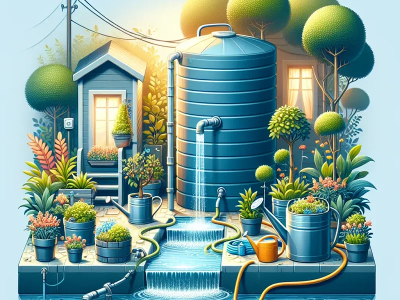 Zalety i korzyści z instalacji zbiornika na deszczówkę do zbierania wody opadowej