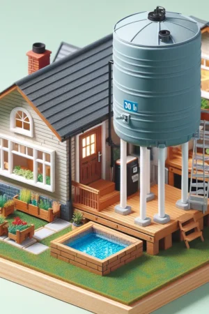Zbiornik na deszczówkę – Helena 300 l: Praktyczne rozwiązanie do gromadzenia wody opadowej