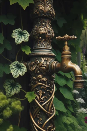 Najlepsze dekoracyjne krany ogrodowe do zbiorników na deszczówkę