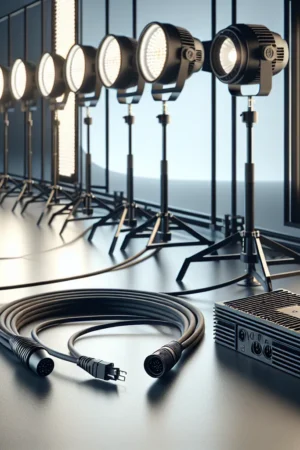 Praktyczne wykorzystanie przedłużacza 1m w systemie oświetlenia LED