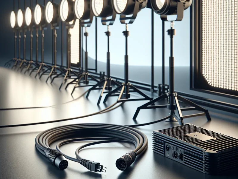 Praktyczne wykorzystanie przedłużacza 1m w systemie oświetlenia LED