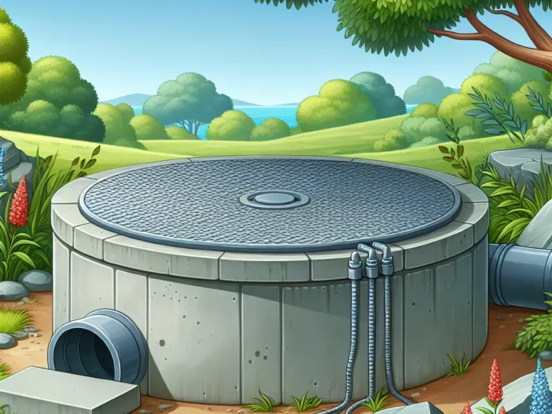 Zalety i montaż pokrywy betonowej do zbiornika szambowego