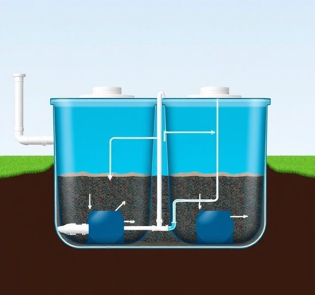 Kompleksowy przewodnik po szambach dwukomorowych – działanie, budowa i koszty