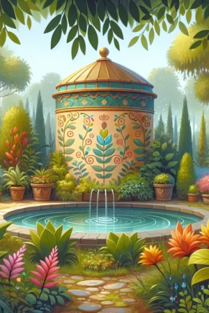 Ozdobny zbiornik na deszczówkę – idealne rozwiązanie dla Twojego ogrodu