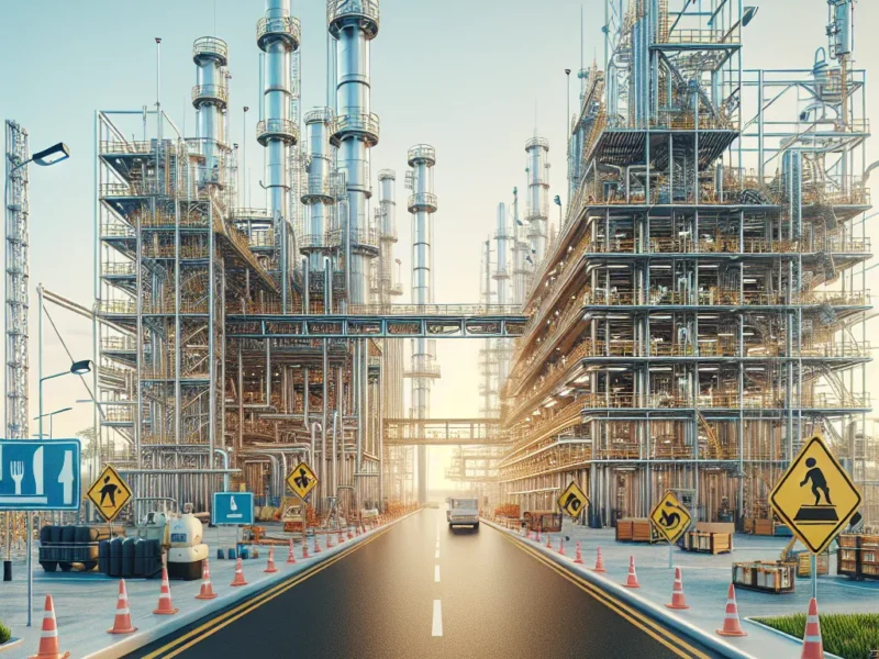 Praca na stacjach LPG za granicą: rusztowania, bezpieczeństwo i perspektywy