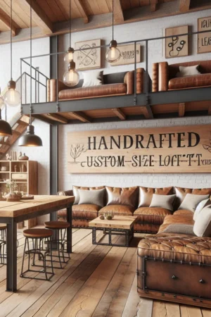 Ręcznie robione meble loftowe na wymiar – inspiracje na https://loftakcenthome.pl/