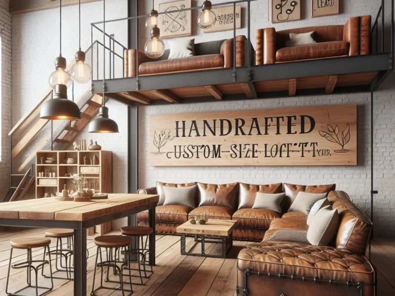 Ręcznie robione meble loftowe na wymiar – inspiracje na https://loftakcenthome.pl/
