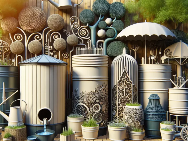 5 Pomysłów na Zbiorniki na Wodę Deszczową, Oraz Zbiorniki Ozdobne na Deszczówkę