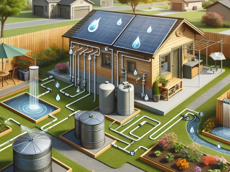 Wykorzystaj systemy wody szarej i zbiorniki na deszczówkę do oszczędzania wody