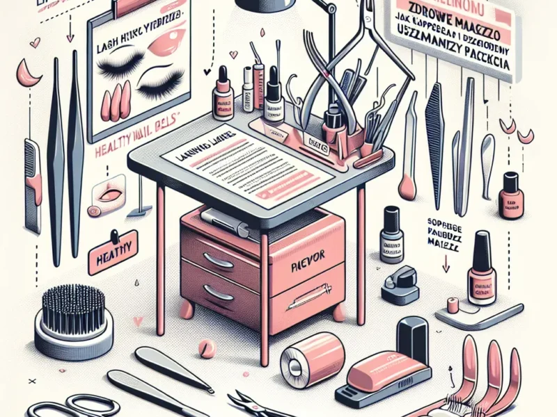 Lifting rzęs i zdrowe paznokcie jak zapobiegać uszkodzeniom macierzy paznokcia