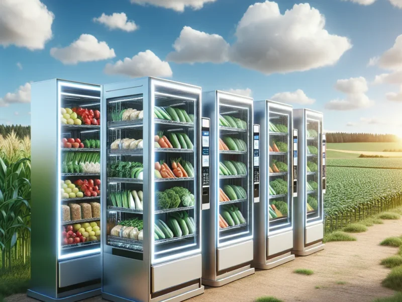Nowoczesny handel rolnymi produktami: automaty, które zmieniają rynek