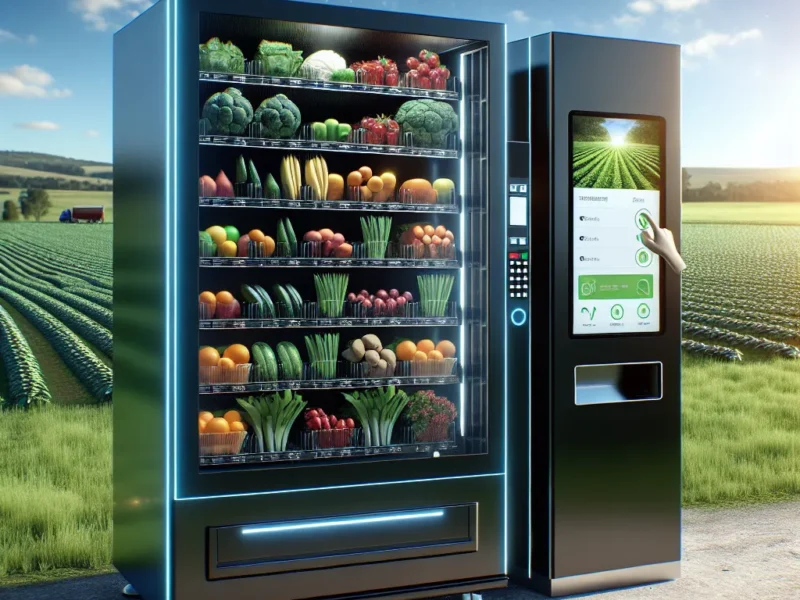 Nowoczesne automaty spożywcze – przyszłość handlu rolniczego