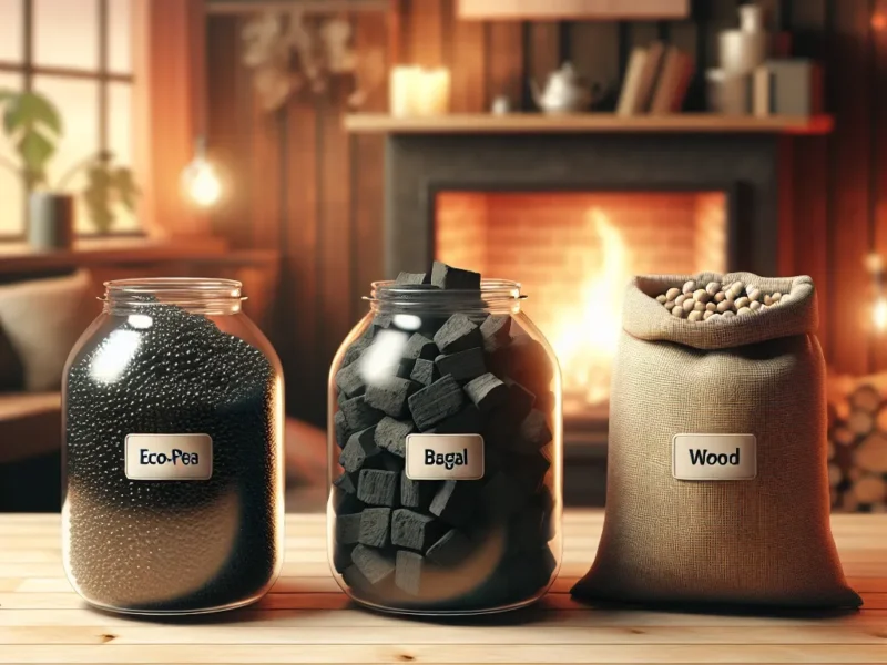 Ekogroszek, pellet i węgiel workowany – jak wybrać idealny opał do domu