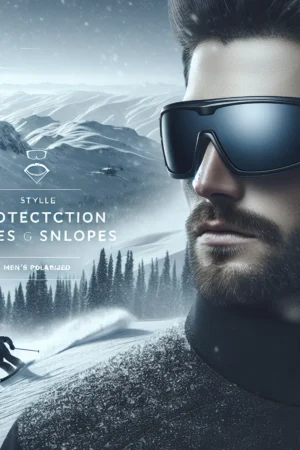 Ochrona i styl na stoku męskich okularów polaryzacyjnych