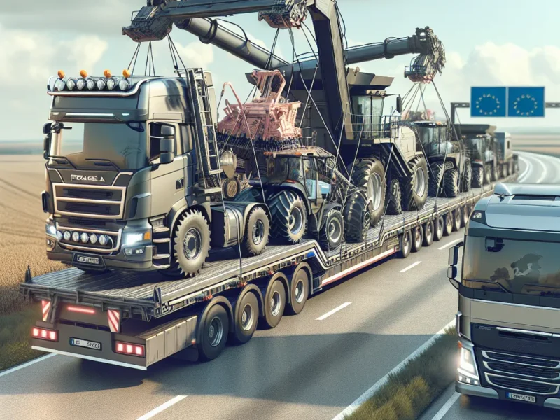 Profesjonalny transport maszyn rolniczych – bezpieczna relokacja sprzętu z Niemiec do Polski